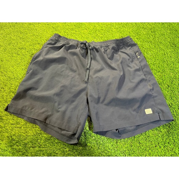 Source Unknown Other - Rhone Navy Blue Athletic Shorts for Men with Drawstring and Side‎ Logo Accent XL